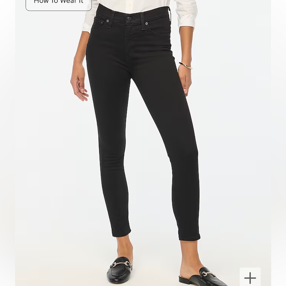 J crew black jeans
